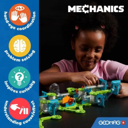 Geomag Juego de Construcción Mecánico Gol! 96 Piezas Magnético Interactivo Plástico Reciclado