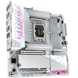 GIGABYTE B860M AORUS ELITE WF6E ICE Placa base Intel B860 LGA 1851 para Intel Core Ultra DDR5 Wi-Fi 6E Micro ATX PCIe 5.0 USB 4.0