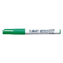 Rotulador Bic Velleda Para Pizarra Verde Punta Redonda 1,4 mm 12 unidades