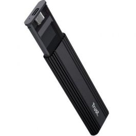 Trust 25806 Carcasa Externa SSD M.2 USB 3.2 Gen2 Sin Tornillos Carcasa SSD M.2 USB-C 10 Gbps Compacta Aluminio