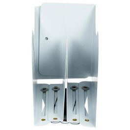 Home Deco Factory Sujetalibros Extensible Blanco Vallee Outlet 9-46 cm Práctico