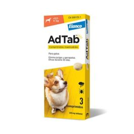 Elanco Adtab 225 mg 3 Comp Masticable 5,5-11 kg Perro Precio: 36.4999998. SKU: B1K66VBLQQ