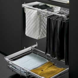 VIBO Cesto de Ropa Extraíble de Tela Modelo Dream - Ancho 380 mm