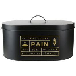 La Boite a Panera Metal Negro Mate "Pain" Lounge 34,5x20x18,5 cm Precio: 12.59000039. SKU: B1G6VM2XR2