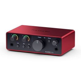 Interfaz de audio Focusrite SCARLETT SOLO USB-C 4TH GEN
