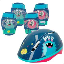Kit Casco y Rodilleras Colorbaby Monstruo (4 Unidades) Kit Casco y Rodilleras Colorbaby Monstruo (4 Unidades)
