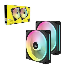 Corsair COR1690976660058 Serie QX RGB iCUE LINK QX140 RGB Ventilación de PC 140 mm Kit de Inicio