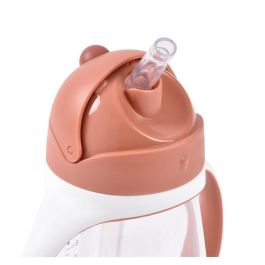 Beaba Taza con Pajita BEA1728518874204 300 ml Terracota