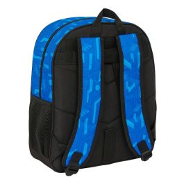 Mochila Escolar Hot Wheels Let's race Azul Negro 32 x 38 x 12 cm