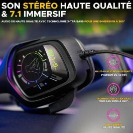 The G-Lab THE1732321599230 Auriculares Gaming KORP COBALT 7.1 con Cable, Sonido Envolvente 7.1, USB, RGB