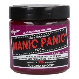 Tinte Fantasía Manic Panic Classic Fuschia Shock - Semipermanente Vegano, Sin Amoniaco, Nutre y Repara el Cabello Tinte Fantasía Manic Panic Classic Fuschia Shock - Semipermanente Vegano, Sin Amoniaco, Nutre y Repara el Cabello