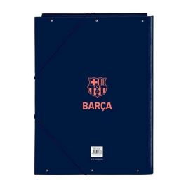 Carpeta folio 3 solapas f.c.barcelona 2ª equipacion 26x33,5x2,5cm