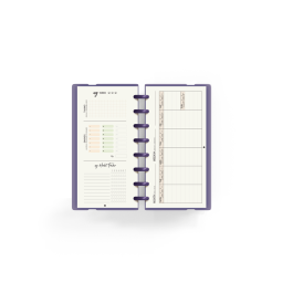 Carchivo Ingeniox Planificador Semanal My Week Malva 105x210 mm - 52 Semanas Sin Fecha y To-Do List, Papel Premium FSC