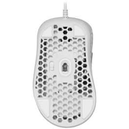 Sharkoon Ratón Light 200 Gaming, Óptico, 16000 DPI, USB Tipo A, 6 Botones Programables, Blanco