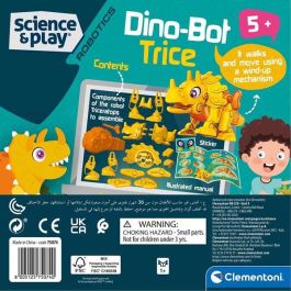 Juego construcción dino bot triceratops.fácil de montar gracias a las herramientas incluidas 20x20x6 cm