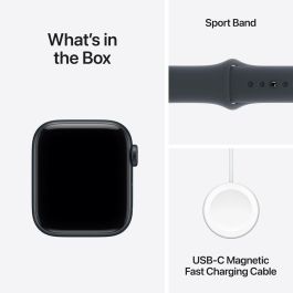 Apple Watch SE 3 Cellular 40mm GPS + Cellular Aluminio Negro - Caja Medianoche con Correa Deportiva Medianoche S/M