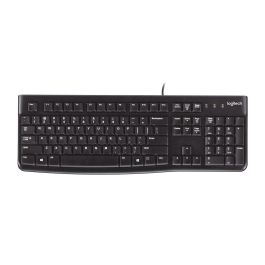 Teclado Logitech K120 Negro Qwerty Español Qwerty UK Precio: 19.59000043. SKU: B14NP6EZJ2