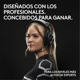 Logitech Auriculares Gaming G Pro X con micrófono cardioide, drivers Graphene 50 mm y tecnología LIGHTSPEED Logitech Auriculares Gaming G Pro X con micrófono cardioide, drivers Graphene 50 mm y tecnología LIGHTSPEED