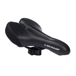 Dunlop Sillín de bicicleta Negro, Neopreno/poliester, Espuma, 95x170x290mm