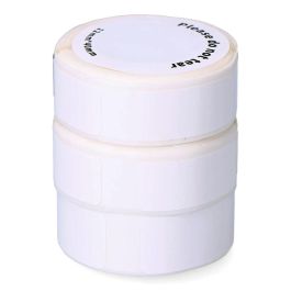 Edm 07796 Set 3 Recambios Papel Blanco Etiquetas Térmicas: 1 Rollo 12x30mm (210 uds), 1 Rollo 12x40mm (160 uds), 1 Rollo 14x50mm (130 uds)