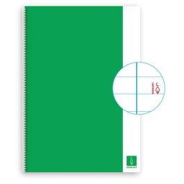 Bloc Escolofi Basic Tapa Dura A4 80H Horizontal 80G Con Margen Verde 5 unidades Precio: 22.49999961. SKU: B16RH87ZLC