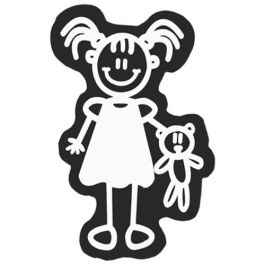 Abc ADH06661 Adhesivo Familia Niña Peluche para Coche Precio: 5.50000055. SKU: S3700034