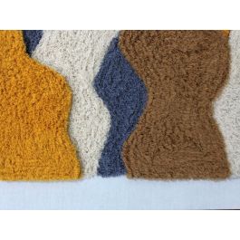 DKD Home Decor Cuadro Moderno Azul Blanco Abstracto 60 x 80 x 3.5 cm (2 Unidades)