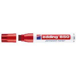 Edding Marcador Permanente 850 Rojo - Punta Biselada 5-15mm para Papel, Cartón, Metal, Vidrio, Plástico, Madera (5 Unidades) (5 Unidades) Precio: 32.49999984. SKU: S8421366