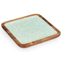 Centro de Mesa Cuadrado 25x25 cm Hojas - Giftdecor (6 Unidades) Centro de Mesa Cuadrado 25x25 cm Hojas - Giftdecor (6 Unidades)