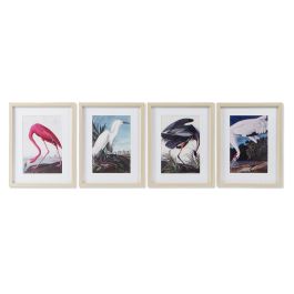 DKD Home Decor Cuadro Oriental Garza Ps Multicolor 45 x 35 cm (4 Unidades) Precio: 18.60738. SKU: B1FA7TZQPM