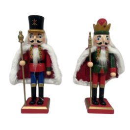 DKD Home Decor Figura de Navidad Cascanueces Tradicional de Madera y Poliester Multicolor 7 x 25.5 x 12 cm Lote de 6 Unidades Precio: 38.59000002. SKU: B12NYW2ZW5