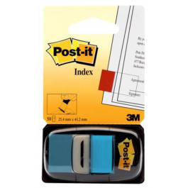 Pack 12 Dispensadores de 50 Unidades Index Azul Brillo (25.4X43.1) Post-It 3M68023 Precio: 38.9905681. SKU: B1CKHSMEQJ