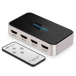 Vention AFFH0 Duplicador Splitter HDMI 1 Entrada Macho a 4 Salidas Hembra 4K@30Hz Conectores Dorados Gris Aluminio Precio: 20.69000054. SKU: B1GMGHTMS5
