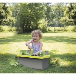 Smoby SMO810915 Jardinera Infantil Edén 20L, Incluye Pala, Rastrillo, Planta y 4 Señales Smoby SMO810915 Jardinera Infantil Edén 20L, Incluye Pala, Rastrillo, Planta y 4 Señales