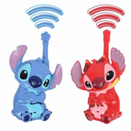 Lexibook AAALJ50551 Walkie-talkies Stitch 3D, Alcance 500m, 2 canales