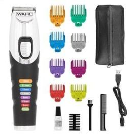 Wahl 09893-0443 Cortapelos para Barba, Batería de Litio 240 min, 8 Peines Guía, Carga Rápida, 1.5-13mm, Cuchillas de Precisión Precio: 39.49999988. SKU: B13T359DYA