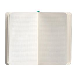 Cuaderno Con Gomilla Antartik Notes Tapa Blanda A6 Cuadricula Turquesa 100 Hojas 80 gr Fsc