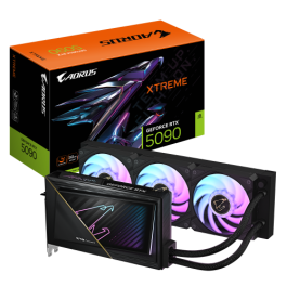 Gigabyte AORUS GeForce RTX 5090 XTREME WATERFORCE 32G Tarjeta Gráfica - 32GB GDDR7, 512 bits, PCI-E 5.0, NVIDIA DLSS 4, GV-N5090AORUSX W-32GD Precio: 2974.78999972. SKU: B1H5RB9G4P