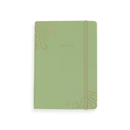 Liderpapel Agenda Efira 2026 Dia Pagina A5 Verde Papel 70gr Fsc Encuadernada Simil Piel Rigida