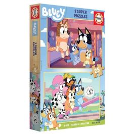 Puzzle de madera 2x25 piezas bluey