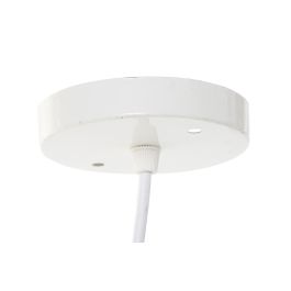 DKD Home Decor Lámpara de Techo Urban Marrón Negro Bambú 60 x 60 x 30 cm