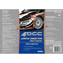 Occ Motorsport OCC47085 Limpia Insectos Coche Biodegradable 500 mL con Pulverizador Disuelve Rápido sin Frotar para Carrocería y Parabrisas Occ Motorsport OCC47085 Limpia Insectos Coche Biodegradable 500 mL con Pulverizador Disuelve Rápido sin Frotar para Carrocería y Parabrisas