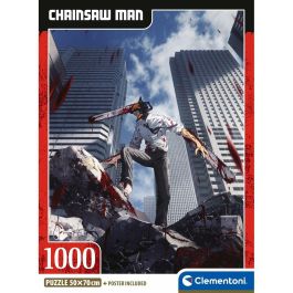 CLEMENTONI - Compacto 1000 piezas - El hombre de la motosierra