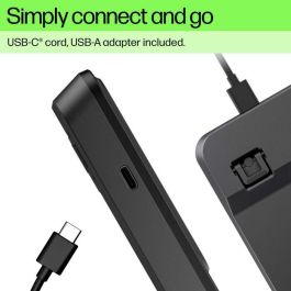 HP 405 Teclado con Cable Retroiluminado LED Blanco Cálido, Multi-dispositivo, 12 Teclas Programables, Teclas Silenciosas