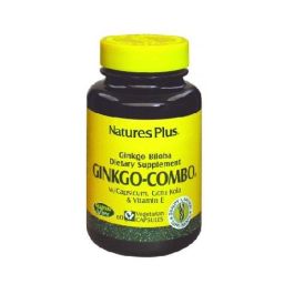 NATURES PLUS Ginkgo-Combo 60 Cápsulas con Ginkgo Biloba, Centella Asiática, Capsicum y Vitamina E. Apoyo Circulatorio y Antioxidante. Precio: 26.6899996. SKU: B12WR3RTBL