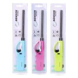 Polyflame Encendedor de cocina de gas recargable, llama amarilla, colores surtidos, 27x4x2cm