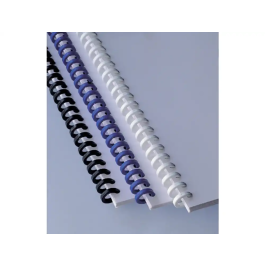 Espirales para Encuadernar GBC Negro Polipropileno (50 Unidades)