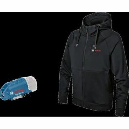 Bosch Chaqueta Calefactable GHH 12 + 18V XA + GAA 12V-21 Talla L Ropa Térmica con Capucha 3 Zonas Calefacción USB