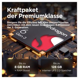 Motorola moto G75 5G Business Edition Smartphone, 6.78" Pantalla 120Hz, 8GB RAM, 128GB, Cámara 50MP, Android 14, Carga Rápida 30W, Resistente Agua/Pólvo IP68, Color Charcoal Gray