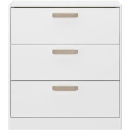 Cómoda DREAM de 3 cajones - Tablero de partículas - Decoración blanca - L79,7 x H87,8 x P43,8 cm Precio: 126.89000049. SKU: B1D87AMWE9